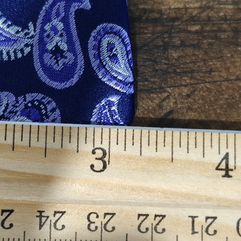 Brooks Brothers 346 Men's Silk Neck Tie Purple Paisley / 58" - Picture 3 of 6
